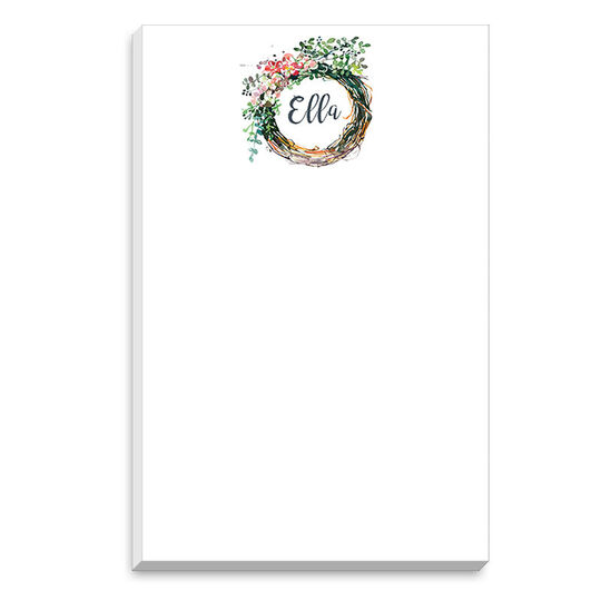 Peony Wreath Notepads